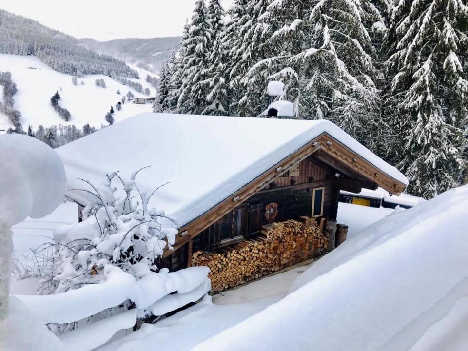 Wasserfallhuette Saalbach Exterior foto
