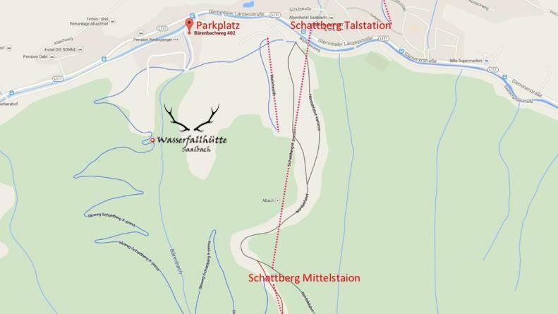 Wasserfallhuette Saalbach Exterior foto